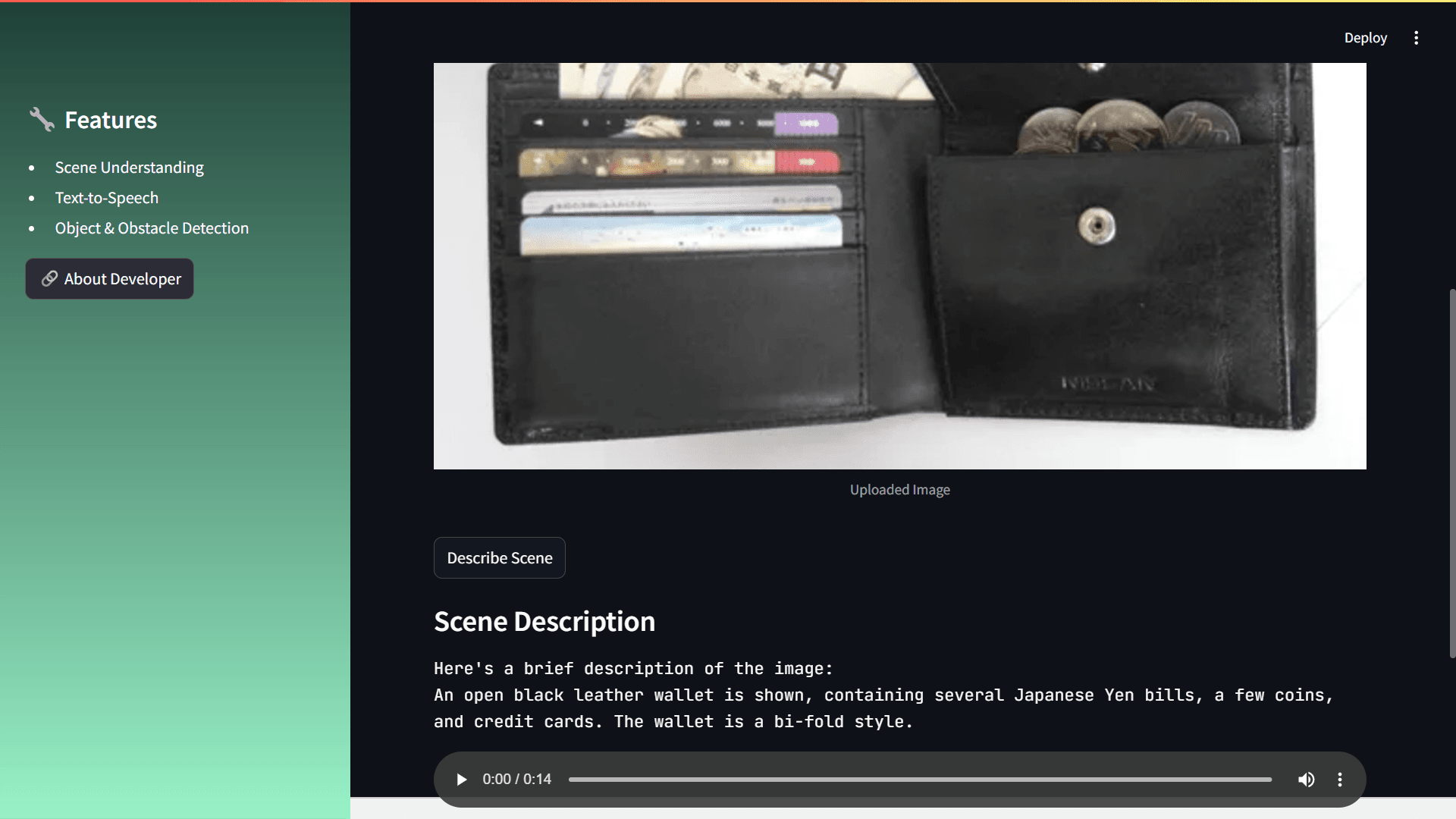 Visionist AI - AI Assistive Tool for Visually Impaired